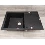 Outlet - Oltens Gravan zlewozmywak granitowy 79x50 cm czarny 72100300 zdj.2