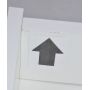 Outlet - Elita Barcelona szafka 100 cm lustrzana wisząca z oświetleniem LED biała 904609 zdj.7