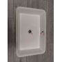 Outlet - Roca Gap umywalka 55x35 cm prostokątna podblatowa biała A3270YFS00 zdj.5