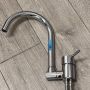 Outlet - Deante Aster bateria kuchenna stojąca chrom BCA_061M zdj.3