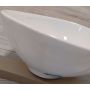 Outlet - Hagser Agnes umywalka 41x34 cm nablatowa owalna biała HGR10000040 zdj.3