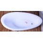 Outlet - Hagser Lora wanna wolnostojąca 170x85 cm akrylowa owalna biały połysk HGR14000012 zdj.3