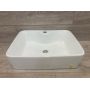 Outlet - Hagser Alexa umywalka 48x37 cm nablatowa prostokątna biała HGR20000041 zdj.2