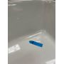 Outlet - Hagser Alexa umywalka 48x37 cm nablatowa prostokątna biała HGR20000041 zdj.2