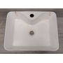 Outlet - Hagser Alexa umywalka 48x37 cm nablatowa prostokątna biała HGR20000041 zdj.2