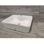 Outlet - Hagser Alexa umywalka 48x37 cm nablatowa prostokątna biała HGR20000041 zdj.3