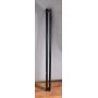 Outlet - Sapho Pilon grzejnik łazienkowy 12,2x180 cm czarny mat IZ124 zdj.2