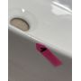 Outlet - Omnires Mesa umywalka 46x31 cm owalna nablatowa biała MESA460BP zdj.2