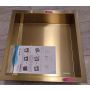 Outlet - Balneo Wall-Box One Gold półka wnękowa 30x30x10 cm złoty OB-BR2 zdj.4