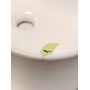 Outlet - Rea Demi Mini umywalka 40,5x31 cm nablatowa prostokątna biała REA-U5064 zdj.4