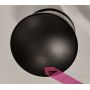 Outlet - Ferro korek umywalkowy 1 1/4" z przelewem okrągły czarny S289BL-B zdj.3