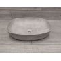 Outlet - Comad Anna umywalka 50,5x39,5 cm nablatowa owalna kamień/beż mat UN-ANNA-MY1 zdj.4