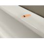 Outlet - Besco Shea wanna prostokątna 169,5x70,5 cm biała #WAS-170-PK zdj.4