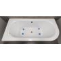 Outlet - Besco Avita wanna narożna 159,5x75 cm lewa biała #WAV-160-NL zdj.5