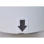 Outlet - Ravak Ceramic 550 SLIM O umywalka 55x37 cm nablatowa owalna biała XJX01155001 zdj.6
