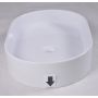 Outlet - Ravak Ceramic 550 SLIM O umywalka 55x37 cm nablatowa owalna biała XJX01155001 zdj.3