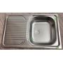 Outlet - Deante Tango zlewozmywak stalowy 80x50 cm nakładany stal dekor ZM53110 zdj.6
