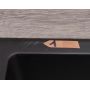 Outlet - Deante Eridan Nero zlewozmywak granitowy 100x52 cm czarny mat ZQEN713 zdj.3
