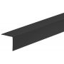 Cezar profil ochronny kątownik 20x20 mm równoramienny PVC 200 cm czarny 868108 zdj.1