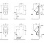 Villeroy & Boch Architectura pisuar wiszący CeramicPlus Weiss Alpin 557405R1 zdj.2
