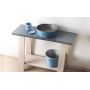 Bathco Spain Kioto umywalka nablatowa + set Zinc Azul 35x35x10cm niebieska 8330 zdj.3