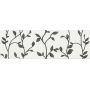 Opoczno Winter Vine White Inserto Floral dekor ścienny 29x89 cm biały mat zdj.1