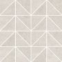Opoczno Keep Calm Grey Triangle Mosaic Matt mozaika ścienna 29x29 cm szary mat zdj.1