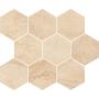 Opoczno Sahara Desert Mosaic Hexagon mozaika ścienna 28x33,7 cm beżowy mat zdj.4