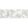 Opoczno Flower Cemento white inserto dekor ścienny 24x74 cm biały mat zdj.1