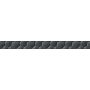 Cersanit Mystic Cemento conglomerate black border listwa ścienna 5,5x59,8 cm STR czarny mat zdj.1