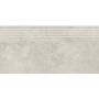 Opoczno Quenos White Steptread stopnica podłogowa 29,8x59,8 cm biały mat zdj.1