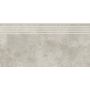 Opoczno Quenos Light Grey Steptread stopnica podłogowa 29,8x59,8 cm szary mat zdj.3