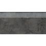 Opoczno Quenos Graphite Steptread stopnica podłogowa 29,8x59,8 cm szary mat zdj.3