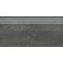 Opoczno Grava graphite steptread stopnica podłogowa 29,8x59,8 cm grafitowy mat zdj.3
