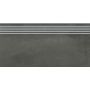Opoczno Grava graphite steptread stopnica podłogowa 29,8x59,8 cm grafitowy mat zdj.4