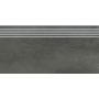 Opoczno Grava graphite steptread stopnica podłogowa 29,8x59,8 cm grafitowy mat zdj.6