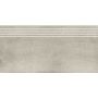 Opoczno Grava light grey steptread stopnica podłogowa 29,8x59,8 cm jasny szary mat zdj.2