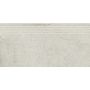 Opoczno Newstone White Steptread stopnica podłogowa 29,8x59,8 cm biały mat zdj.1
