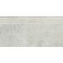 Opoczno Newstone Light Grey Steptread stopnica podłogowa 29,8x59,8 cm szary mat zdj.2