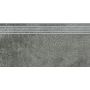 Opoczno Newstone Graphite Steptread stopnica podłogowa 29,8x59,8 cm szary mat zdj.2