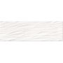 Opoczno Structure Pattern White Wave Structure płytka ścienna 25x75 cm STR biały połysk zdj.1