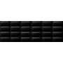 Cersanit Pret À Porter black glossy pillow structure płytka ścienna 25x75 cm STR czarny połysk zdj.1