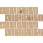 Cersanit Sandwood beige trapeze mosaic matt mozaika ścienna 20x29,9 cm STR beżowy mat zdj.1