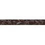 Cersanit Tanaka brown border flower listwa ścienna 5x40 cm zdj.1