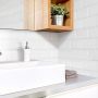 Fabresa Bevelled Blanco Biselado BX płytka ścienna 10x30 cm zdj.3