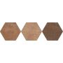Oset Iron brown hex płytka ścienno-podłogowa 20x24 cm brązowy mat zdj.1