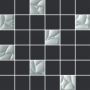 Paradyż Esten mozaika ścienna 29,8x29,8 cm cięta grafitowy/srebrny zdj.1