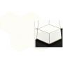 Paradyż mozaika ścienna 20,4x23,8 cm uniwersalna prasowana romb hexagon biały zdj.1