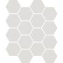 Paradyż mozaika ścienna 22x25,5 cm uniwersalna prasowana hexagon grys szara zdj.2
