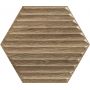 Paradyż Woodskin płytka ścienna 19,8x17,1 cm motyw B STR drewno brązowy mat zdj.1